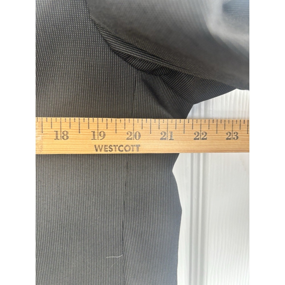 Izod Mens 42L Blazer Sport Coat Two Button Jacket Blazer Navy Striped NWOT - Picture 3 of 14